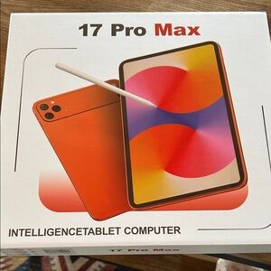 17 Pro Max Orange Tablet with accessories 🧡